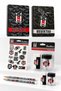 Bjk Licensed 2-Piece Pencil Set with Pencil Sharpener and Eraser, Sticker Adhesive Labels, Gift, and A6 Spiarlli Lined 2-Piece Notebook Set - 2