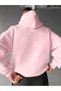 Men's Happy Hour Figure Printed Oversize 3 Thread Hoodie Sweatshirt - 2