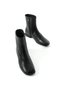 Arın Genuine Leather Black Blunt Toe Flat Daily Women's Boots - 4