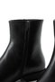 Arın Genuine Leather Black Blunt Toe Flat Daily Women's Boots - 3