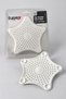 Tuffex Star-Shaped Suction Cup Sink Strainer – White Kitchen and Bathroom Drain Strainer, Hair and Food Residue Catcher - 7