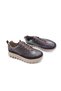 Genuine Leather 5 cm High Sole Comfortable Rubber Laced Brown Men's Stylish Sneaker Shoes - 6