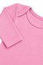 Baby Girl Set of 3 Powder Colored Cotton Seasonal Long Sleeve Bodysuit with Snap Fasteners - 3