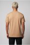 Men's Camel 100% Cotton Breathable Zero Bicycle Collar Standard Regular Fit Regular Cut Unprinted Bas - 3