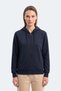 Kiron I Women's Hooded Navy Blue Sweatshirt