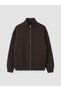 Rmz Gi̇yi̇m Farkiyla Dik Roba Collar Men's Zipper Sweatshirt
