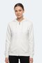 Kiron I Women's Hooded White Sweatshirt