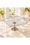 6-Piece Silver Set for Treats, Small Size Serving Tray - 3