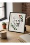 UAE Founding Leadership Sheikh Portrait Line Art Canvas Print – Modern Emirati Flag Ribbon Artwork for Home, Office & National Day Decor - 2