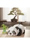 Micro Block Cute Panda with Cactus 340 Pieces Lz8804 - 5
