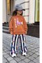 Girls' and Boys' 3-Ply Cotton Sweatshirt with Patterned Pants - Top and Bottom Set