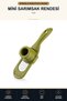 Mini Garlic Grater with Sliding Protector Ginger Chocolate Grater with Stainless Blade Green