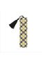 Italian Pattern Printed Tasseled Bookmark 19X5 Bookmark-135