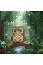 Micro Block Bag Owl 180 Pieces 8612 - 7
