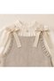 Embroidered Overalls Cotton Viscose Stone Button Detailed Shirt Double Set - 6