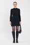 Turtleneck knit mini dress