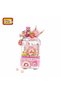 Micro Block Gashapon Machine Pink 444 Pieces Lz1680 - 2