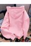 Fashionable Butterfly and Flower Printed Hooded 3-Thread Sweatshirt - 2