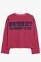 Pink 1963 New York City Printed Striped Sweatshirt - 2