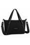 Women's Large Size Water-Resistant Suede Fabric Long Strap 4-Compartment Hand and Shoulder Bag - 3