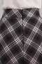 Plaid Patterned Flared Woven Skirt Laz0024 Dark Blue Beige - 5