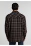 Relaxed Fit Men's Brown Shacket - 2