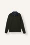Boxy Fit Half-Zip Polo Collar Printed Sweatshirt I4918Ax26Wn - 6