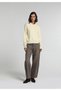 Regular Fit Polo Collar Plain Women's Sari Sweater - 3