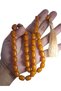Original Oven-Fried Antique Crimped Amber 11*15 mm Prayer Beads Suitable for Daily Use - 3