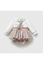 Teddy Bear Baby Girl Shirt and Salopet Set - 2