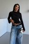 Women's Draped Detailed Spanish Sleeve Long Sleeve Sandy Blouse - 2