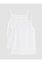 Esvab • Modern & Distinctive 2-Piece Square Collar Girls' Underwear Undershirt - 2