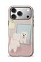 iPhone 17 Pro Compatible - Cute Puppy, Double Layer Cover, Glossy Surface Protective Case