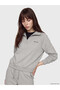 Embroidered Loose Fit Women's Sweatshirt from Uzg Store for Style Enthusiasts - 2