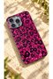 iPhone 18 Pro Compatible Leopard Case with Hologram Mosaic Pattern Ultra Protection