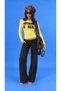 Nothing Is Real Printed Black Women's Long Sleeve Crew Neck Slim Fit T-Shirt