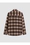 Esvab • Modern & Distinctive Standard Fit Checkered Embroidered Men's Shirt - 3