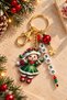 Christmas Themed Card Keychain Bag Ornament - 2