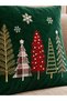 Country Christmas Concept Digital Printed Decorative Polyester 4-Piece Cushion Cover Set (Ydkr) - 4