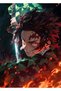Tanjiro Anime Metal Poster - Magnetic Wall Art Print
