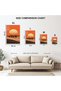 Desert Sunset Islamic Metal Poster - Magnetic Wall Art Print - 4