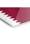 Qatar Flag Metal Poster - Magnetic Wall Art Print - 2