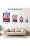 Vintage London Travel Metal Poster - Magnetic Wall Art Print - 8
