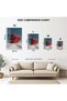Red Smoke Pop Art Metal Poster - Magnetic Wall Art Print - 7