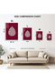 Calligraphy - Ayat Al Kursi Islamic Metal Poster - Magnetic Wall Art Print - 7