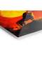 Lion on a Cliff Pop Art Metal Poster - Magnetic Wall Art Print - 3