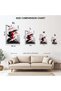 Koi Fish Yin Yang Pop Art Metal Poster - Magnetic Wall Art Print - 7