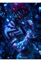 Akaza Glowing Anime Metal Poster - Magnetic Wall Art Print