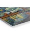 London Night Sky Travel Metal Poster - Magnetic Wall Art Print - 3