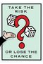 Monopoly Take The Risk Pop Art Metal Poster - Magnetic Wall Art Print